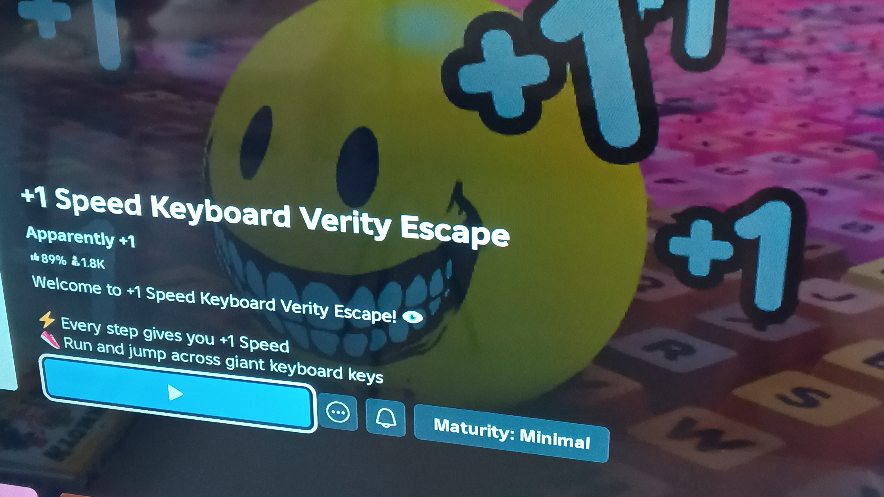 Я играю в игру в роблоксе
