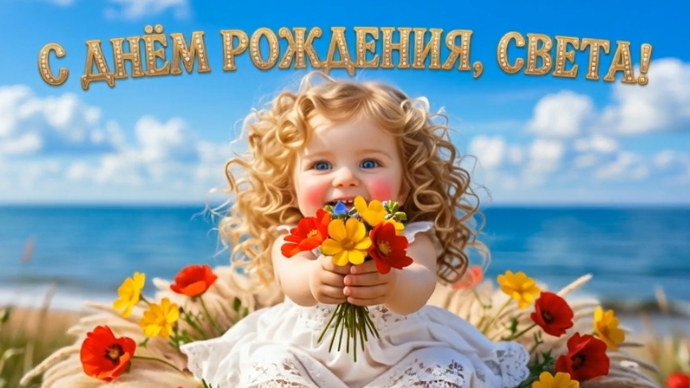 С днём рождения Света! Самое красивое поздравление с днём рождения для Светланы