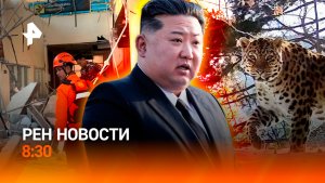 Землетрясение у берегов Индонезии / Ученые РФ и Китая посчитали леопардов / РЕН Новости 8:30 15.08