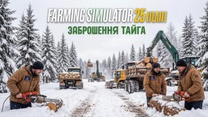 Farming Simulator 25.  Карта  «Заброшенная тайга»  №8