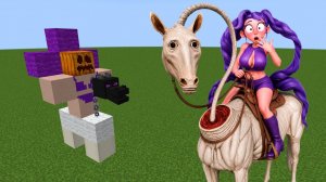 Poppy Playtime - Лили Ловербрейдс + ЖУТКАЯ ЛОШАДЬ🐎 Аддон Мод в Minecraft PE!