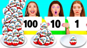 100 Слоев Еды Челлендж # Вкусные Кухонные Лайфхаки от Fun Challenge