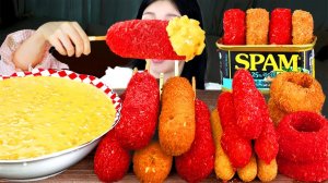 Мукбанг - сырные закуски - корейский стиль