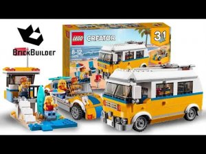 ЛЕГО КРИЭЙТОР Фургон сёрфера «Солнечное лето» 31079 - Быстрая сборка Лего - Brick Builder
