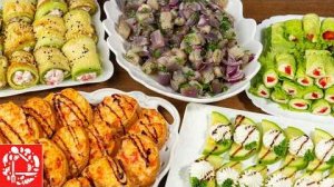 ТОП 5 закусок на Праздничный стол! Красиво, вкусно и без сложностей