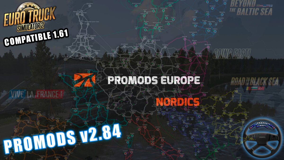 ProMods Europe V2.84 для ETS 2 V1.61