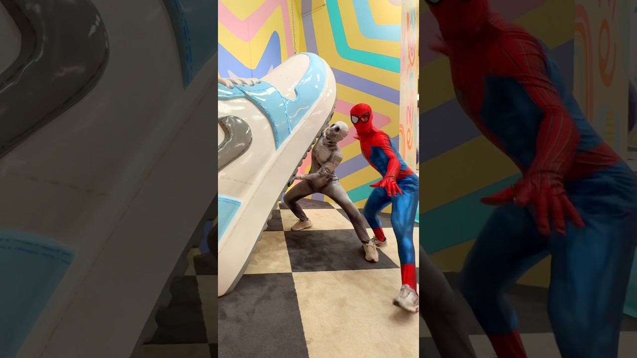 Spider-Man Tricked The Villain  #spiderman