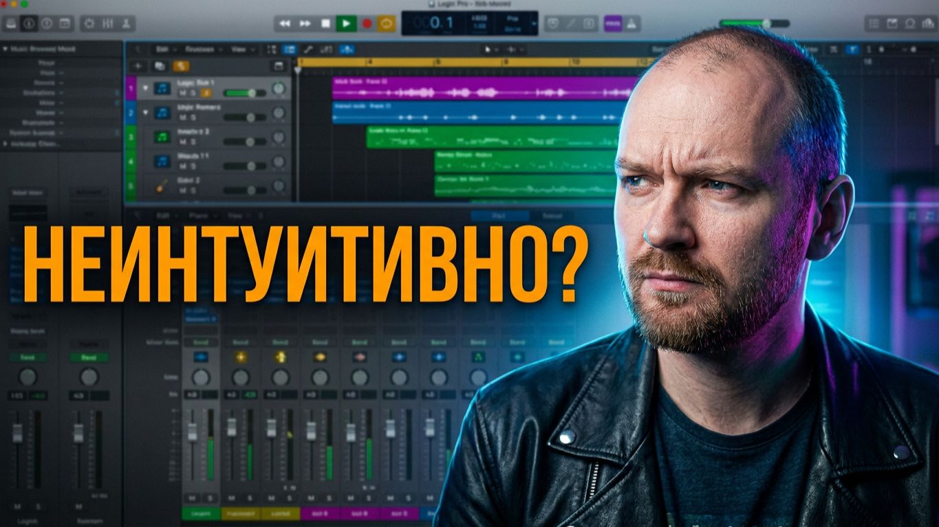 LOGIC X PRO первый день в DAW 2026