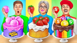 Жевательная Резинка vs Настоящая еда vs Шоколадная Еда Кулинарный Челлендж