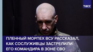 Пленный морпех ВСУ рассказал, как сослуживцы застрелили его командира в зоне СВО