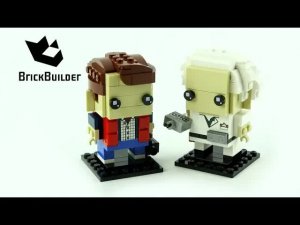 Сборка LEGO BrickHeadz 41611 Марти МакФлай и Док Браун