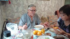Мукбанг. Проголодались! Обедаем вместе. Ответили на комментарии...