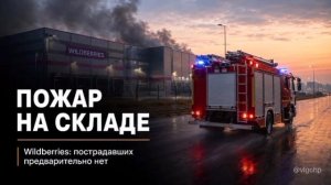 Пожарные тушат возгорание на логистическом объекте Wildberries в Подольске, сотрудников заранее эвак