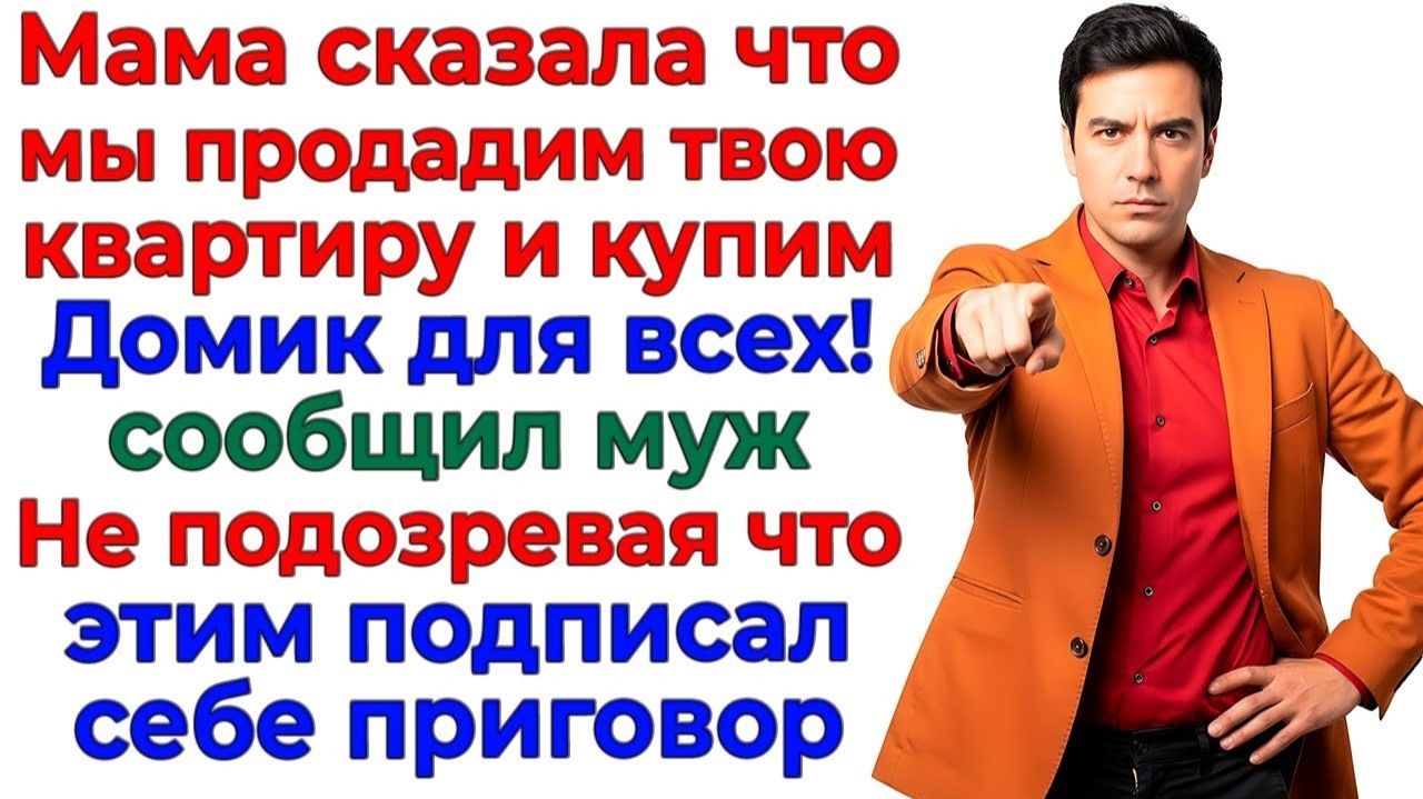 Свекровь захотела мой дом! Я отдала ей сыночка! интересные рассказы жизненные истории новые муж