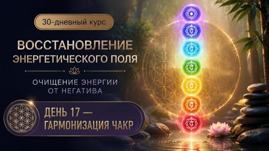 ДЕНЬ 17 | Гармонизация 7 чакр | Полная балансировка энергетических центров
