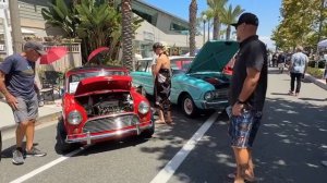 Выставка кастомных автомобилей, маслкаров, хот-родов. Dana Point Car Show в Калифорнии. США