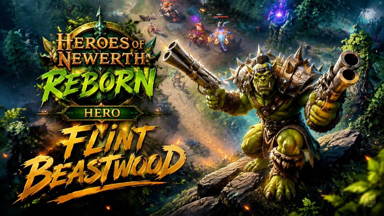 Heroes Of Newerth Reborn | HoN | HERO Flint Beastwood | 3 Катка | #heroes #of#newerth#reborn #games