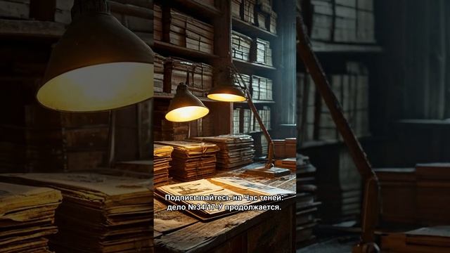 Дело № 34/17-У — вся история целиком | Час теней