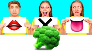 Откуси Лизни или Ничего Челлендж # Съедобная Битва от DaZaZa Challenge