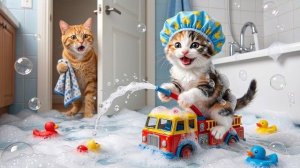 Мама-Кошка вернулась домой и увидела ЭТО… Муми-Тролль попал в беду! 😭🫧