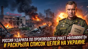 💥 Секретный список слит: удар по производству ракет и новые цели ВСУ