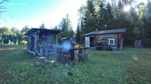 Поехал в избушку с ночёвкой ловить щуку. 1 серия