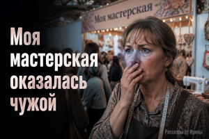 Подруга забрала мою мастерскую прямо на ярмарке