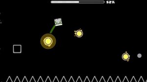 в очередной раз прохожу Cant let go в Geometry dash!