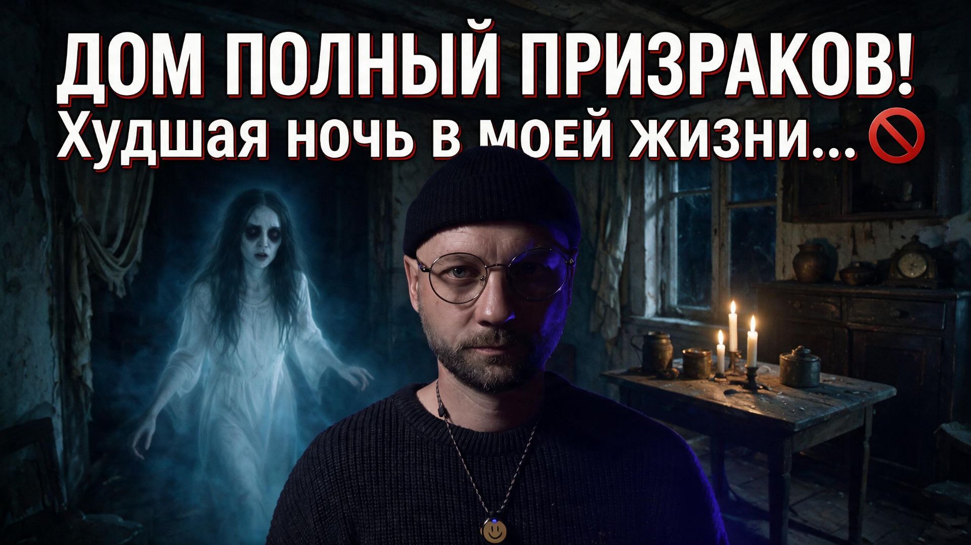ДОМ ПОЛНЫЙ ПРИЗРАКОВ! Худшая ночь в моей жизни... 🚫