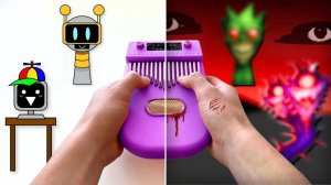 спрунки Sprunki ФАЗА 1 - 20 но Челик играет их музыку на реальных музыкальных инструментах 🔥