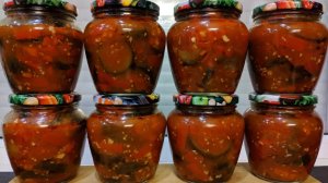 БАКЛАЖАНЫ на зиму без стерилизации! Самый легкий РЕЦЕПТ. ЯЗЫК Проглотите! Вообще БЕЗ ЗАМОРОЧЕК!