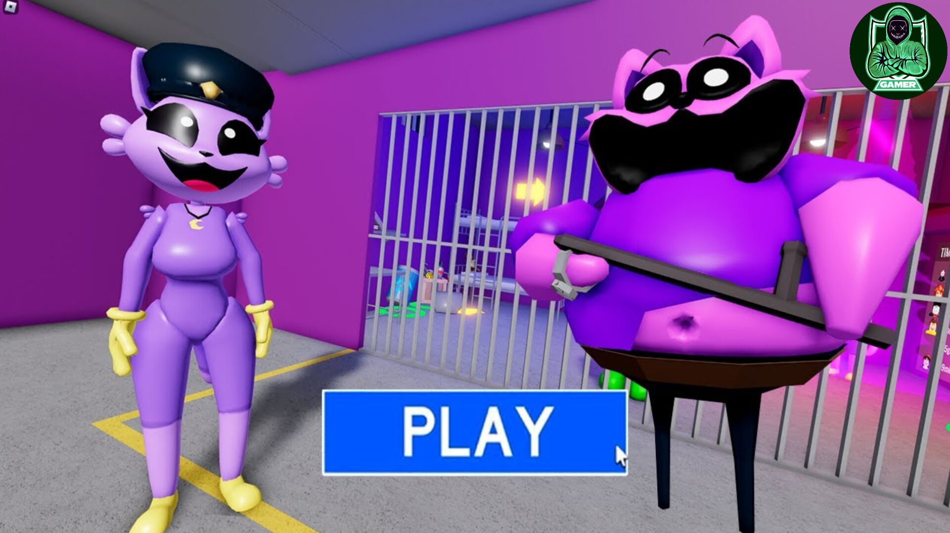 КОШАЧИЙ СОН ПРОТИВ БЕГСТВА БАРРИ ИЗ ТЮРЬМЫ! Полный игровой процесс в OBBY #roblox