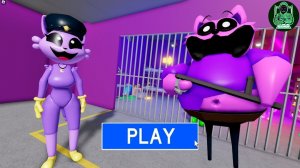 КОШАЧИЙ СОН ПРОТИВ БЕГСТВА БАРРИ ИЗ ТЮРЬМЫ! Полный игровой процесс в OBBY #roblox