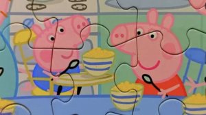 Свинка Пеппа и её Братик Джордж - Сборник пазлов для детей Peppa Pig