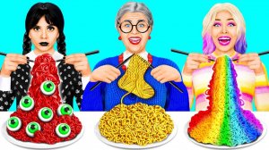 Кулинарный Челлендж# Уэнсдей против Бабушки # Кухонные войны от Fun Challenge