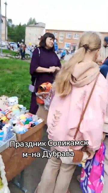 Праздник в микрорайоне Дубрава г. Соликамск. Отличный праздник, хорошая продажа, поработала за меня