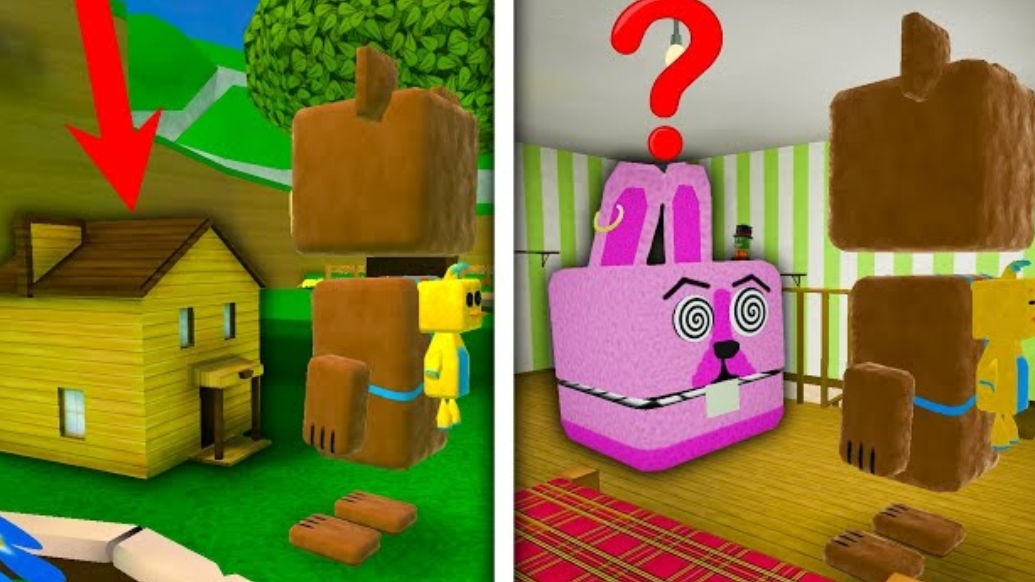Новый мини-домик с секретом внутри  прохождение игры Super Bear Adventure