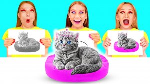 Кто Лучше Нарисует Предмет, Получит Его Челлендж # Забавные Лайфхаки с Едой от Fun Challenge