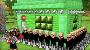 Я ПРОНИК В САМЫЙ ОХРАНЯЕМЫЙ ДОМ ЖИТЕЛЕЙ В МАЙНКРАФТ _ Компот Minecraft