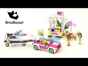 Lego Friends Перевозчик скоростного катера Андреа 41316 - Ускоренная сборка
