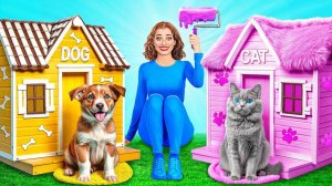 Строим Секретные Домики для Животных _ Смешные Челленджи