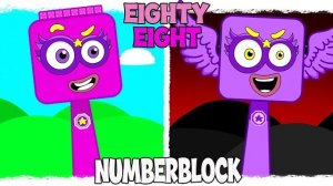МОЙ СПРУНКИ OC: ВОСЕМЬДЕСЯТ ВОСЕМЬ (из Numberblocks) 😳🔥