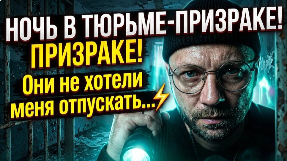 НОЧЬ В ТЮРЬМЕ-ПРИЗРАКЕ! Они не хотели меня отпускать... ⚡