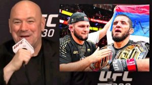 Реакция Даны Уайта на бой Махачев vs Гэрри UFC 330