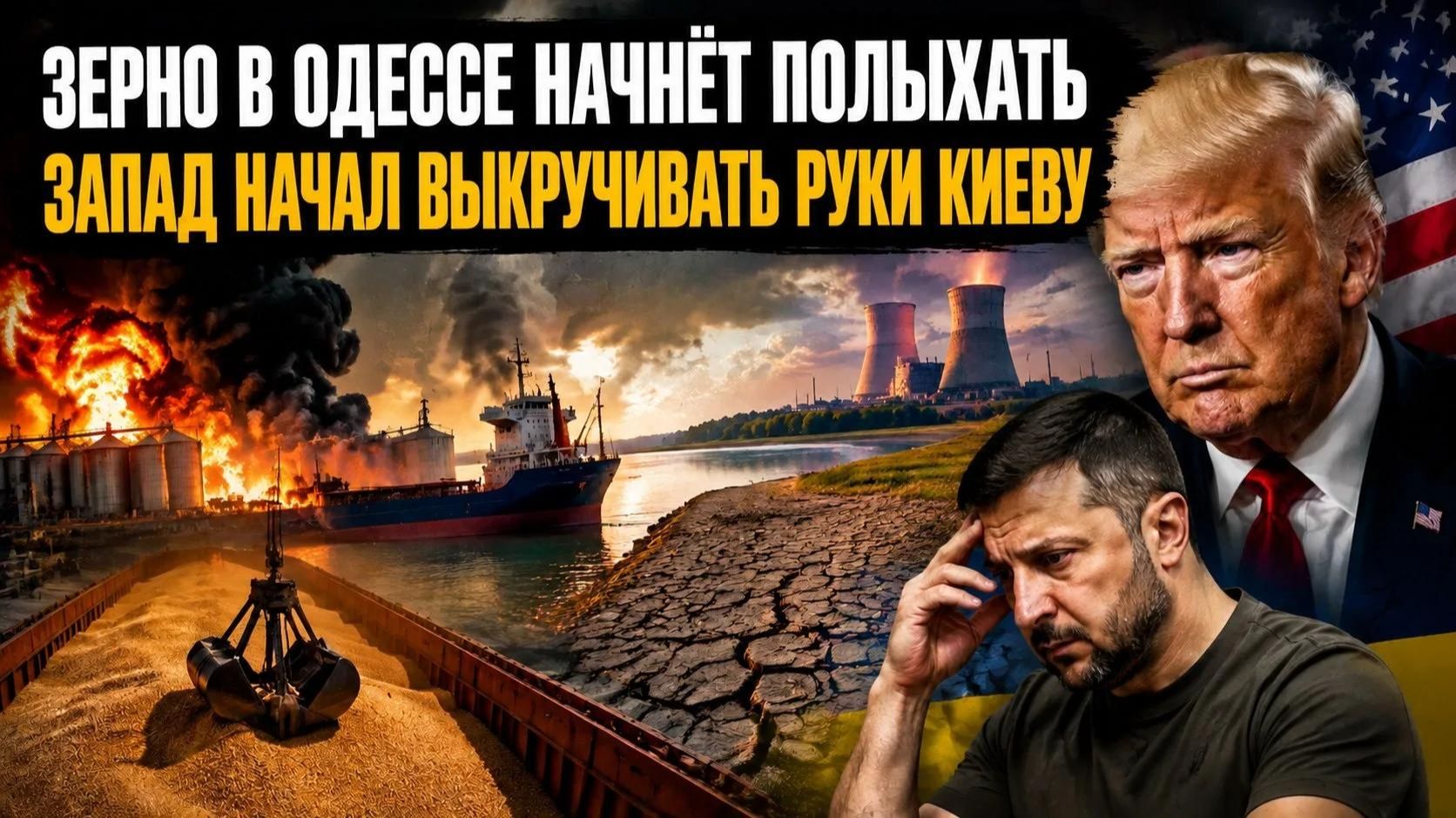 Украина обречена на «холодомор»! Трампу надоело возиться с Зеленским!