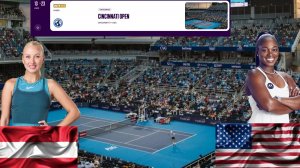 17/08/26 ⏰02:00 (24) 🇦🇹Анастасия Потапова - (WC) 🇺🇸Слоан Стивенс/🏆WTA1000 Цинциннати. 2-й круг