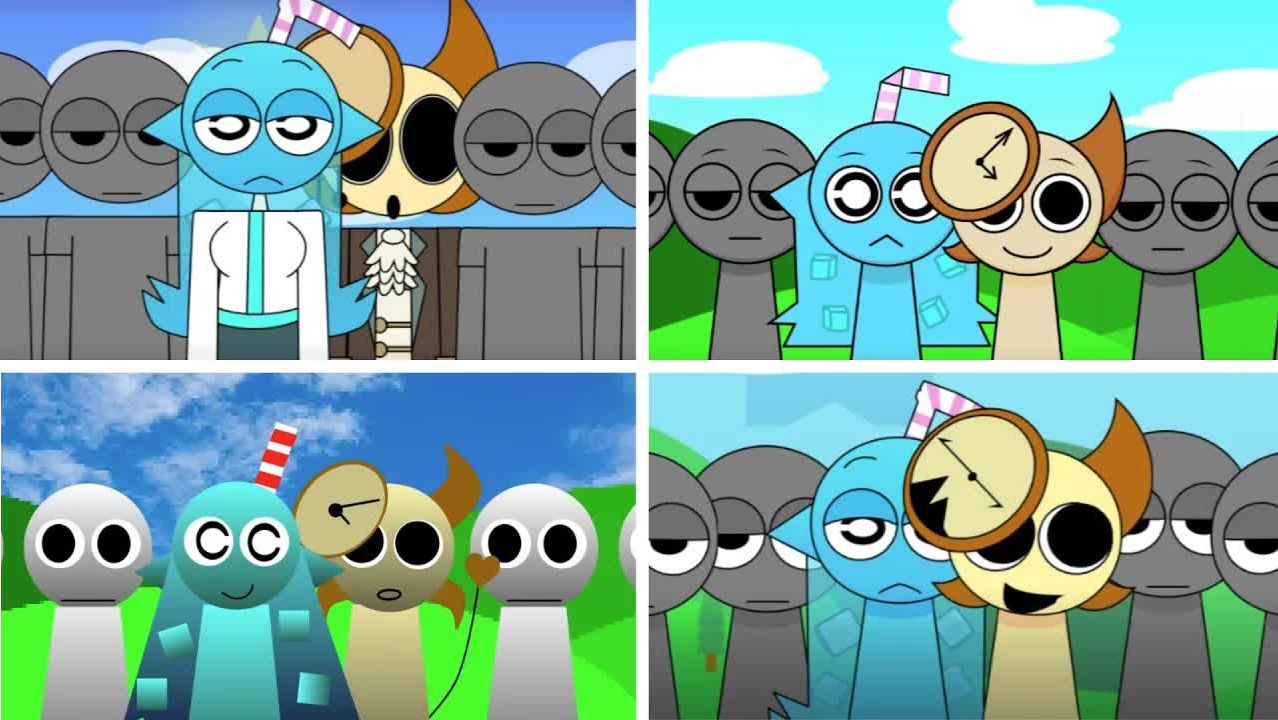 Incredibox - Sprunki но ТОЛЬКО АКВА и БРОКЕР