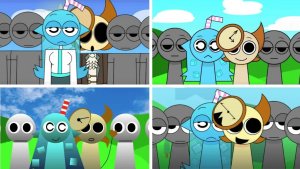 Incredibox - Sprunki но ТОЛЬКО АКВА и БРОКЕР