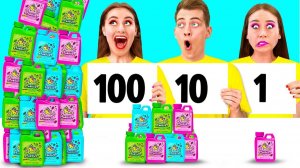 100 Слоев Еды Челлендж # Смешные Кухонные Войны от Fun Challenge
