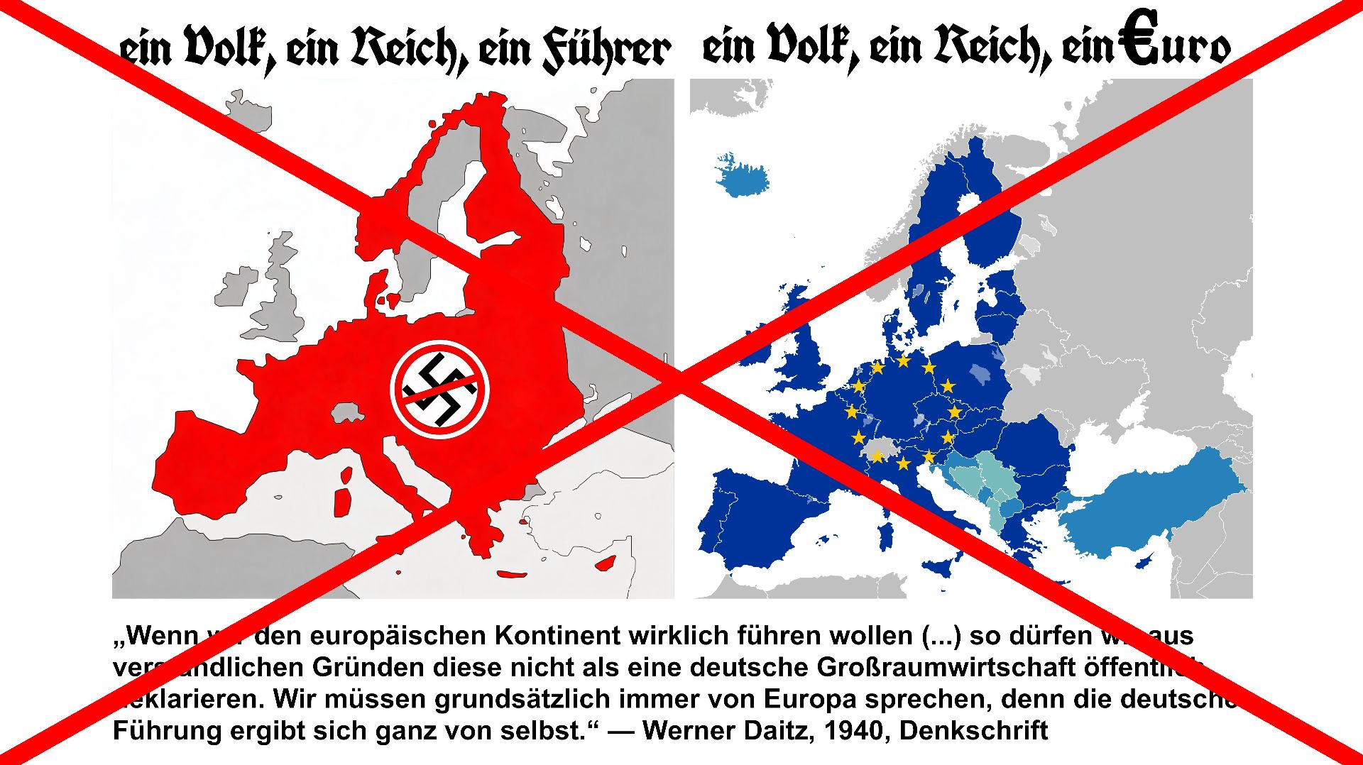 Das Nazi-Imperium Europäische Union wird unvermeidlich zusammenbrechen!